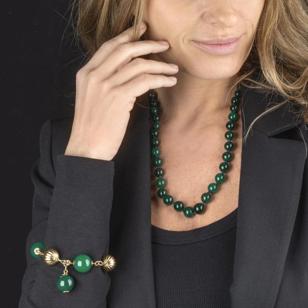 DEMI PARURE CON PIETRE SEMIPREZIOSE