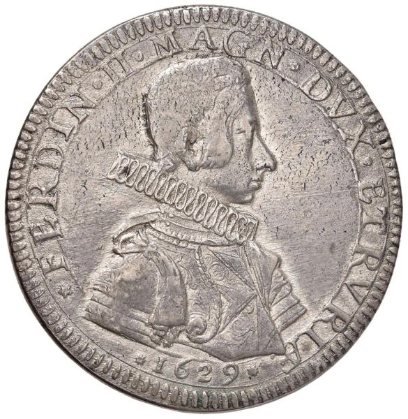 FIRENZE, FERDINANDO II DE&rsquo; MEDICI (1621-1670), PIASTRA 1629