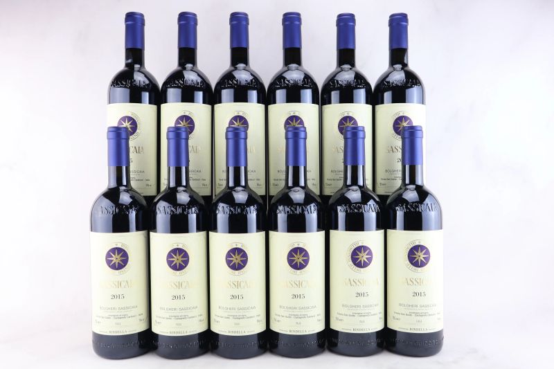 



Sassicaia Tenuta San Guido 2015  - Asta MATERIA - Vini Pregiati e da Collezione - Pandolfini Casa d'Aste