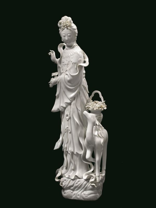 GUANYIN, CINA, TARDA DINASTIA QING, SEC. XIX-XX  - Auction Asian Art - Pandolfini Casa d'Aste