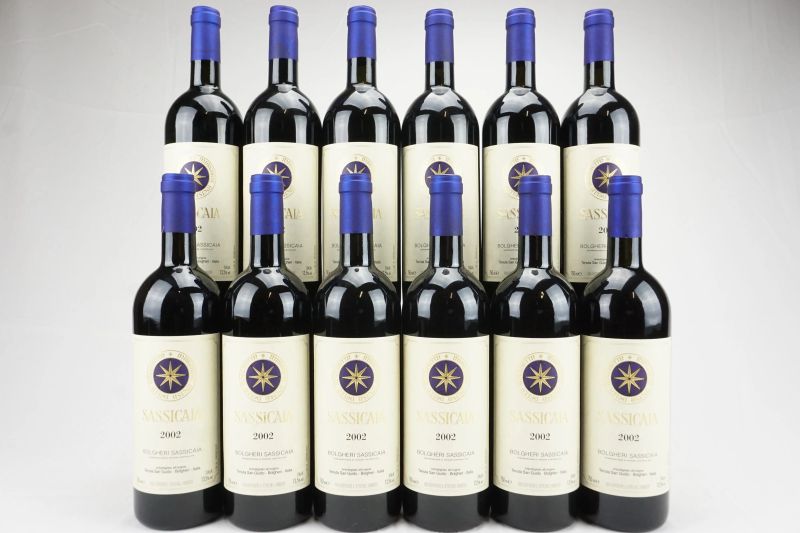      Sassicaia Tenuta San Guido 2002   - Asta Il Fascino e l'Eleganza - Un percorso tra i migliori Vini italiani e francesi - Pandolfini Casa d'Aste