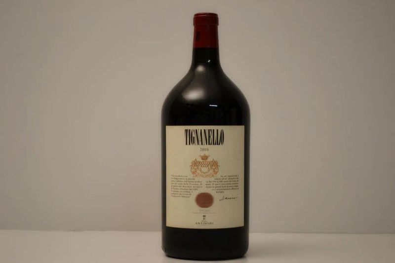 Tignanello Antinori 2008  - Asta VINI PREGIATI DA IMPORTANTI CANTINE ITALIANE - Pandolfini Casa d'Aste