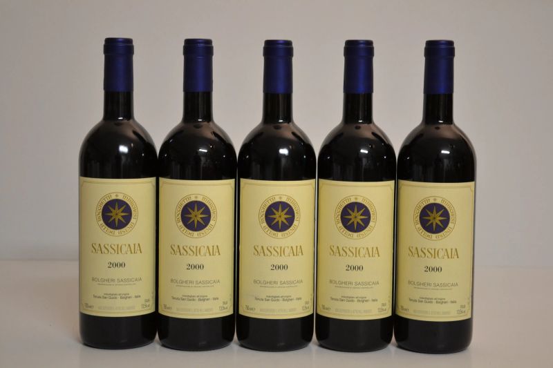 Sassicaia Tenuta San Guido 2000  - Asta Una Prestigiosa Selezione di Vini e Distillati da Collezioni Private - Pandolfini Casa d'Aste