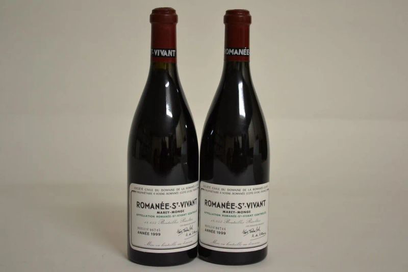 Romanee Saint Vivant Domaine de la Romanee Conti 1999  - Asta PANDOLFINI PER EXPO 2015: VINI PREGIATI E DA COLLEZIONE - Pandolfini Casa d'Aste