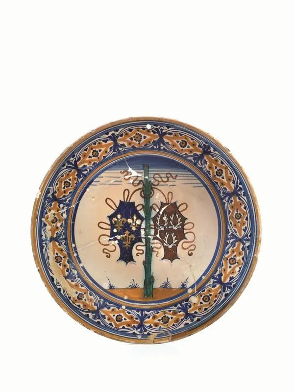 PIATTO, MONTELUPO, INIZI SECOLO XVI  - Auction CERAMIC FROM THE RENAISSANCE TO THE TWENTIETH CENTURY - Pandolfini Casa d'Aste