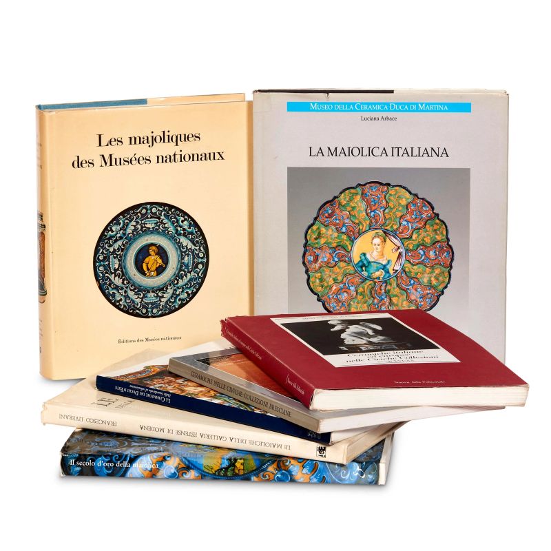 



MAIOLICA. MUSEUMS. Lot of seven books  - Auction CERAMICS. MAJOLICA AND PORCELAIN FROM THE RENAISSANCE TO THE 18TH CENTURY - Pandolfini Casa d'Aste
