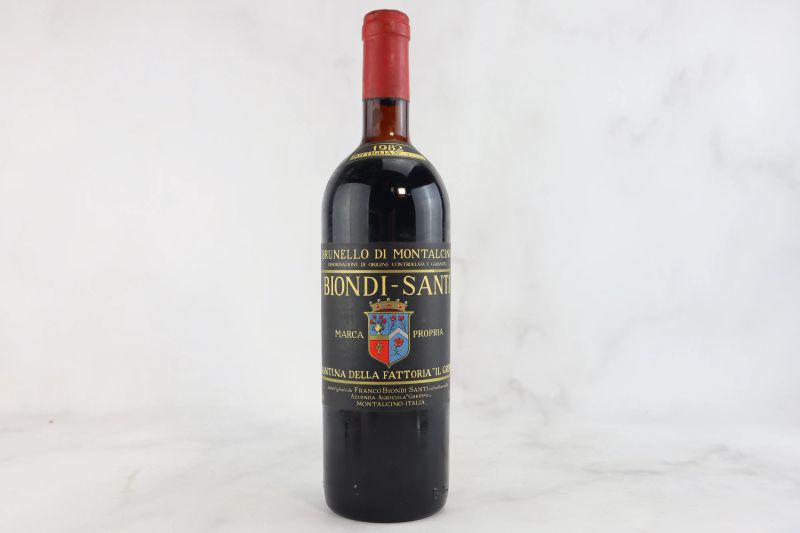 



Brunello di Montalcino Biondi Santi 1982  - Auction Smartwine 2.0 | Fleurs de Vigne - Pandolfini Casa d'Aste