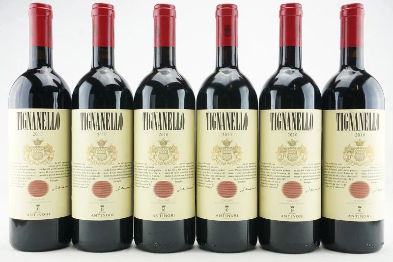 Tignanello Antinori 2010  - Auction THE SIGNIFICANCE OF PASSION - Fine and Rare Wine - Pandolfini Casa d'Aste
