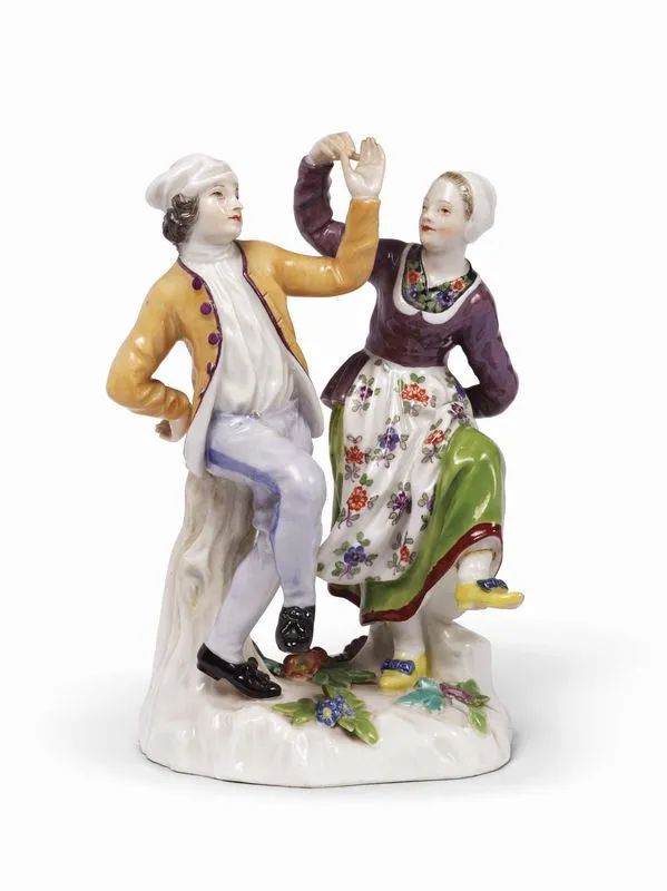 GRUPPO, MEISSEN, 1750-1760  - Auction The charm and splendour of maiolica and porcelain: the Pietro Barilla Collection and an important Roman collection - Pandolfini Casa d'Aste