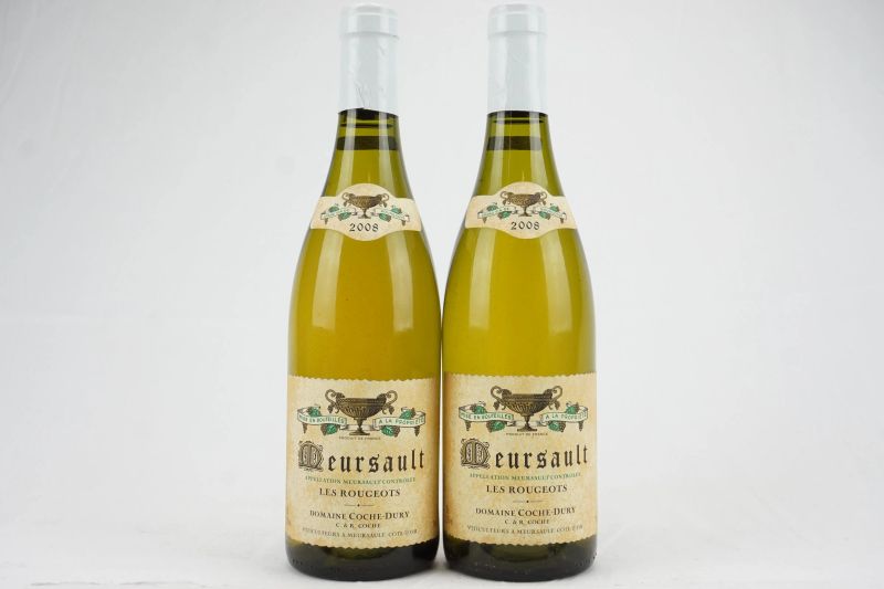      Meursault Les Rougeot Domaine J.-F. Coche Dury 2008    - Auction Il Fascino e l'Eleganza - A journey through the best Italian and French Wines - Pandolfini Casa d'Aste