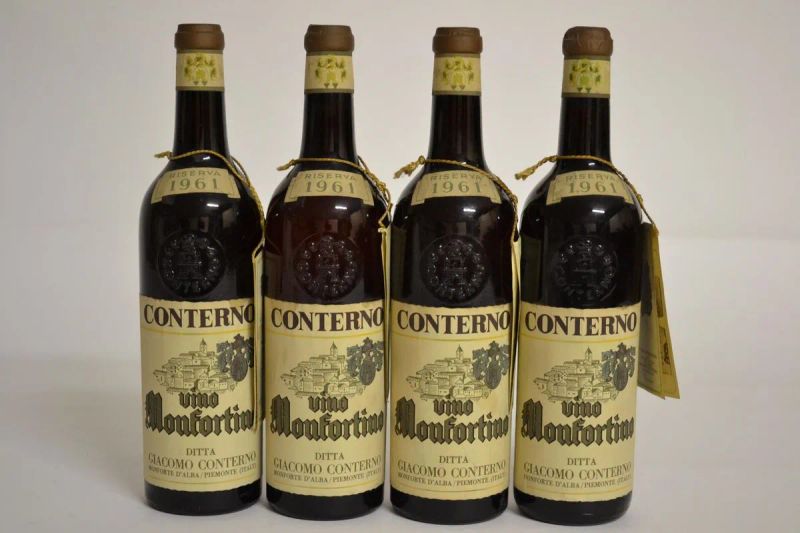 Barolo Monfortino Riserva Giacomo Conterno 1961  - Auction PANDOLFINI FOR EXPO 2015: Finest and rarest wines - Pandolfini Casa d'Aste