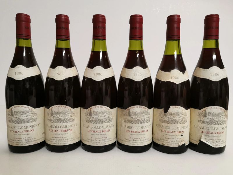 Chambolle Musigny Les Beaux Bruns Domaine Daniel Rion &amp; Fils 1986  - Asta ASTA A TEMPO | Smart Wine - Pandolfini Casa d'Aste