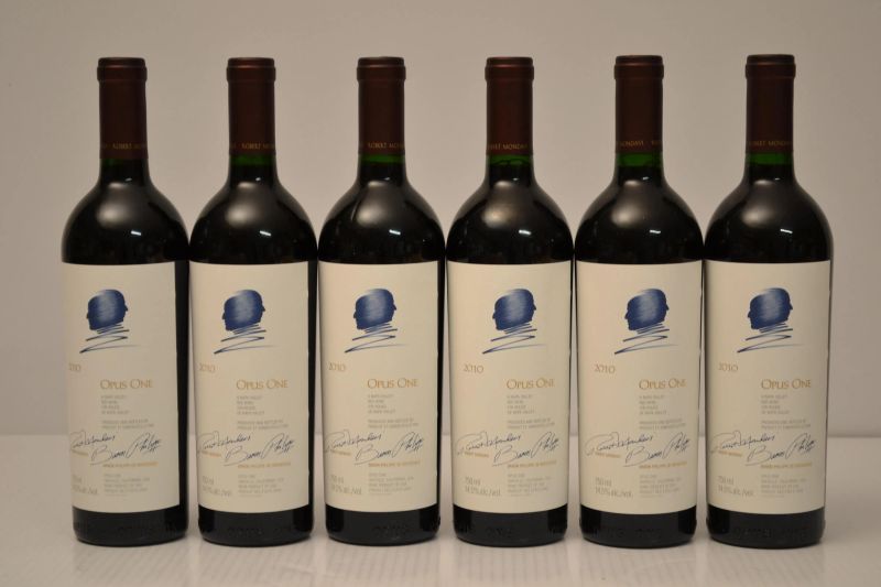Opus One Mondavi 2010  - Auction An Extraordinary Selection of Finest Wines from Italian Cellars - Pandolfini Casa d'Aste