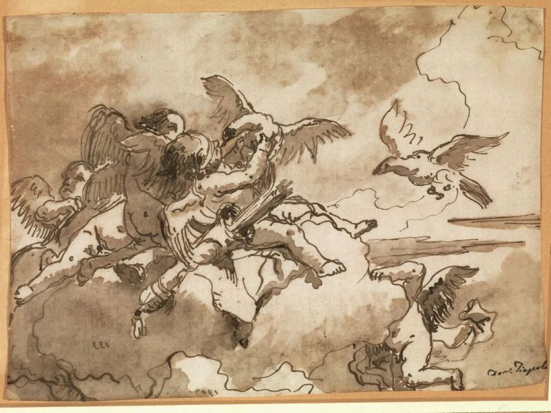 Tiepolo, Giandomenico  - Asta STAMPE E DISEGNI DAL XVI AL XX SECOLO - LIBRI ANTICHI E RARI - Pandolfini Casa d'Aste