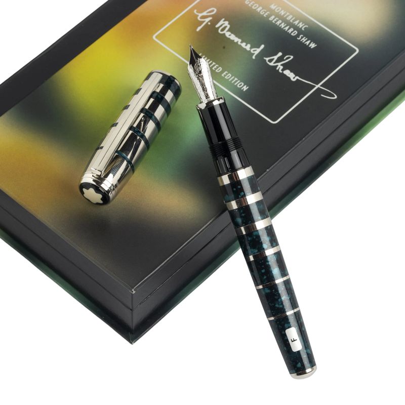 Montblanc : MONTBLANC GEORGE BERNARD SHAW WRITERS SERIES LIMITED EDITION FOUNTAIN PEN N. 1329916000, 2008  - Auction ARCADE |  WATCHES AND COLLECTIBLE PENS - Pandolfini Casa d'Aste
