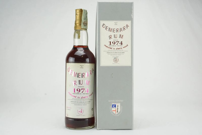 Demerara 1974  - Asta Summer Spirits | Rhum, Whisky e Distillati da Collezione - Pandolfini Casa d'Aste