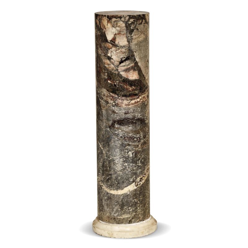 Roman workshop, 18th century, a column, african marble  - Auction GIOVANNI PRATESI |  HOMO FABER PART I - Pandolfini Casa d'Aste