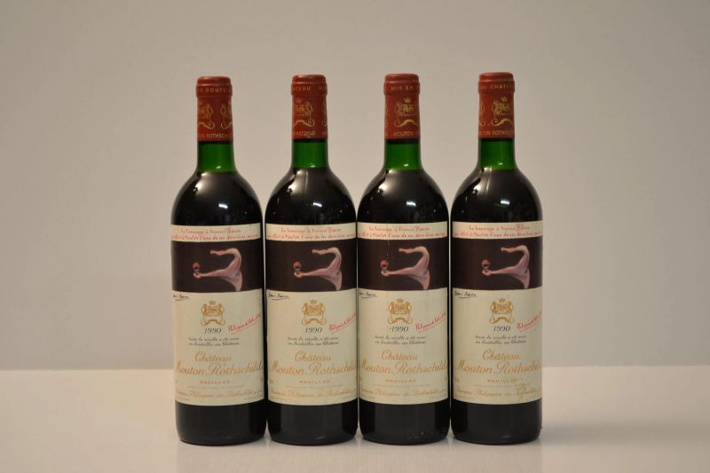 Chateau Mouton Rothschild 1990  - Auction the excellence of italian and international wines from selected cellars - Pandolfini Casa d'Aste