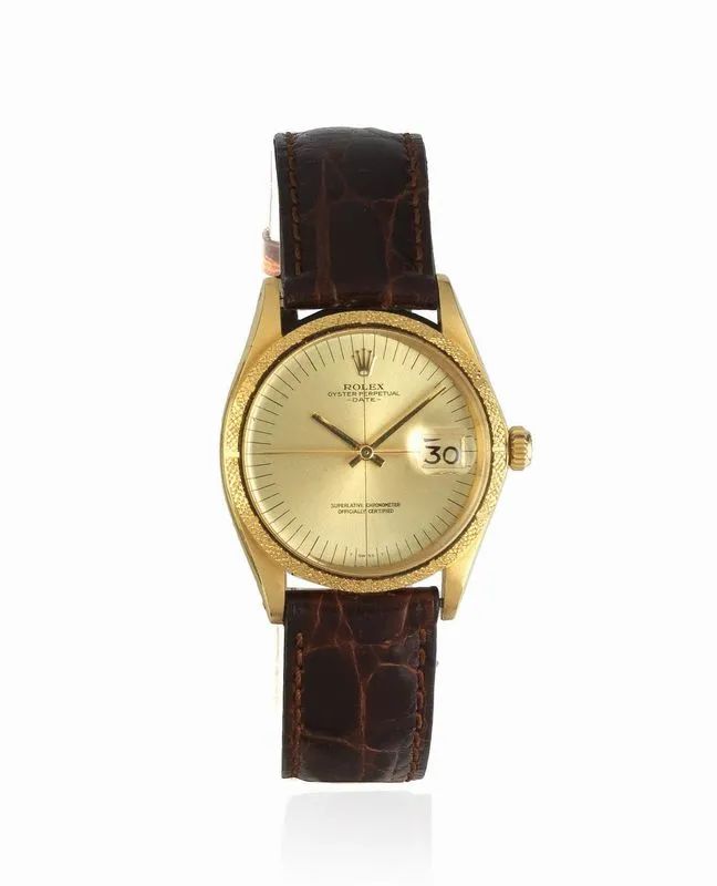 OROLOGIO DA POLSO ROLEX OYSTER PERPETUAL,  REF.1503/8, CASSA N. 2’552’494, 1970 CIRCA, IN ORO GIALLO 18 K  - Auction watches - II - Pandolfini Casa d'Aste