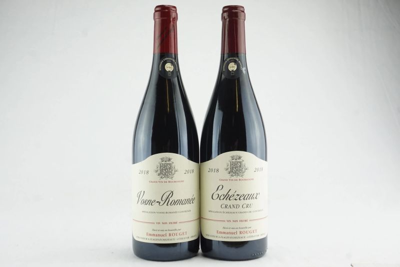 Selezione Domaine Emmanuel Rouget 2018&nbsp;&nbsp;  - Auction THE SIGNIFICANCE OF PASSION - Fine and Rare Wine - Pandolfini Casa d'Aste