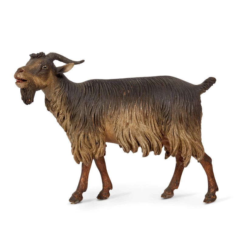 



A GOAT, NAPLES, 18TH/19TH CENTURY  - Auction NEAPOLITAN NATIVITY SHEPHERDS - Pandolfini Casa d'Aste