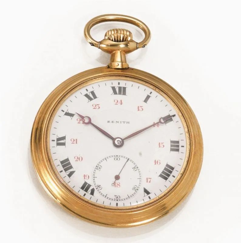 Orologio da tasca Zenith in oro giallo 18 kt  - Auction Important Jewels and Watches - I - Pandolfini Casa d'Aste