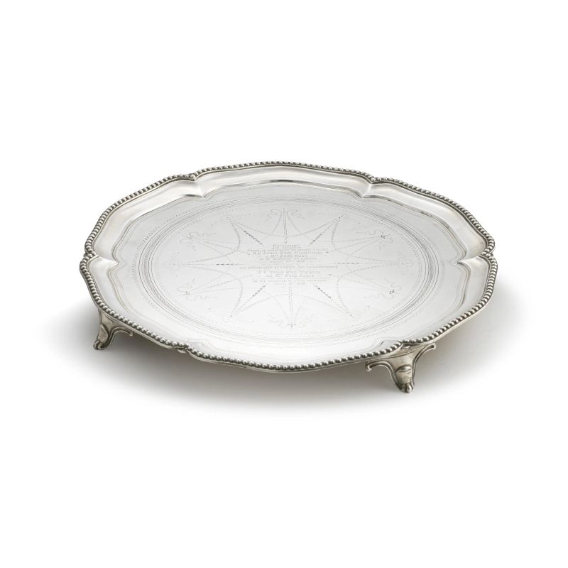 



SALVER, LONDRA , 1768  - Asta Argenti italiani ed europei - Pandolfini Casa d'Aste