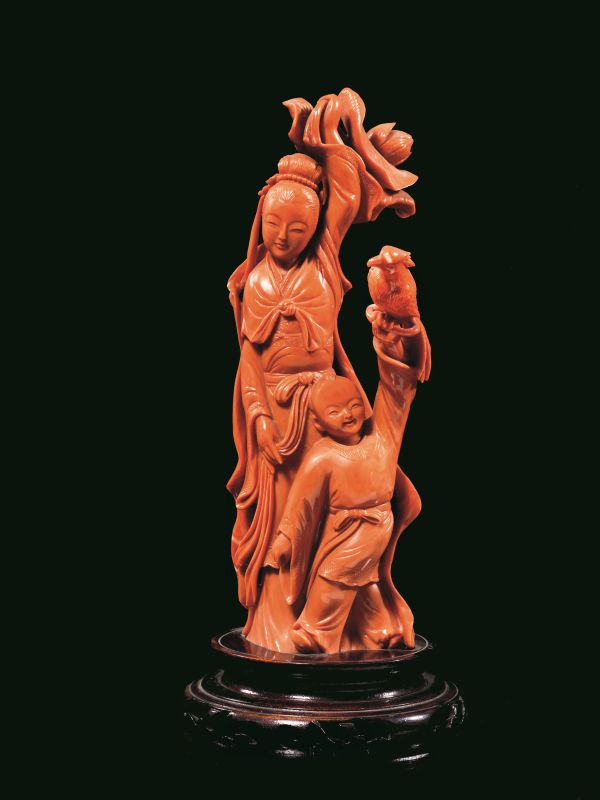 GRUPPO, CINA, DINASTIA QING, SEC. XIX  - Auction Asian Art - Pandolfini Casa d'Aste