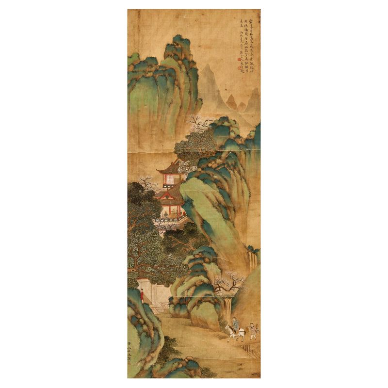 



A PAINTING, CHINA, QING DYNASTY, 19TH CENTURY  - Auction Asian Art | 东方艺术 - Pandolfini Casa d'Aste