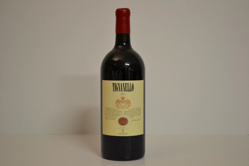 Tignanello Antinori 2015  - Asta Una Eccezionale Selezione di Vini e Distillati Internazionali da Collezioni Private - Pandolfini Casa d'Aste