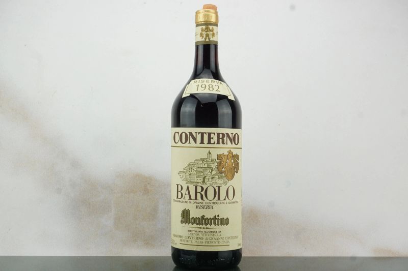 Barolo Monfortino Riserva Giacomo Conterno 1982  - Auction LA RAFFINATEZZA DELLA COMPLESSITA' - Fine and Rare Wine - Pandolfini Casa d'Aste