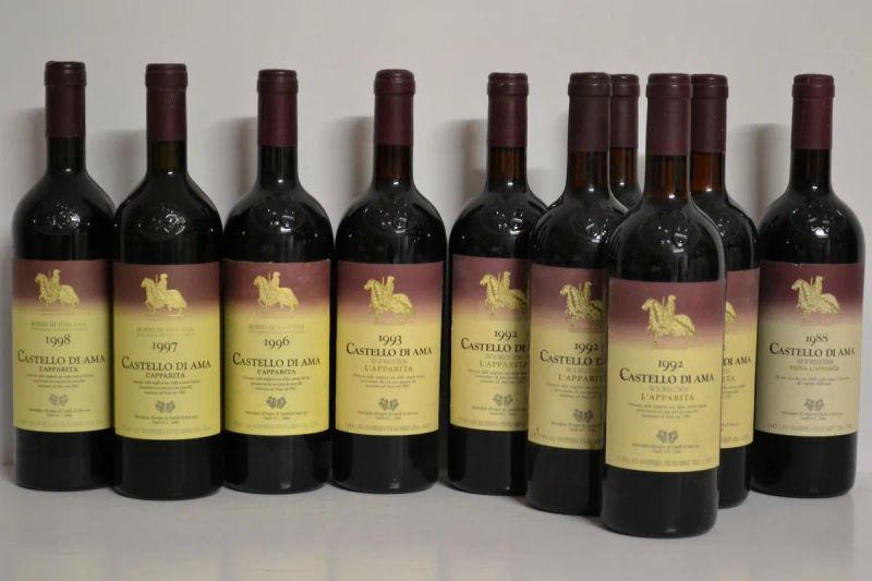 L&rsquo;Apparita Castello di Ama  - Auction Finest and Rarest Wines - Pandolfini Casa d'Aste