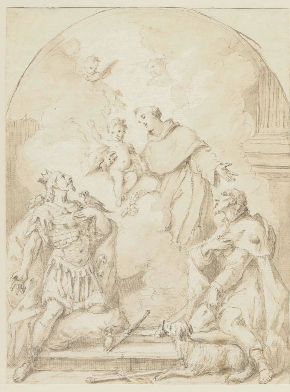 Attribuito a Gaspare Diziani  - Auction Works on paper: 15th to 19th century drawings, paintings and prints - Pandolfini Casa d'Aste