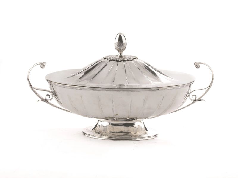 GRANDE ZUPPIERA, INIZI SECOLO XX  - Auction TIMED AUCTION | FINE SILVER - Pandolfini Casa d'Aste