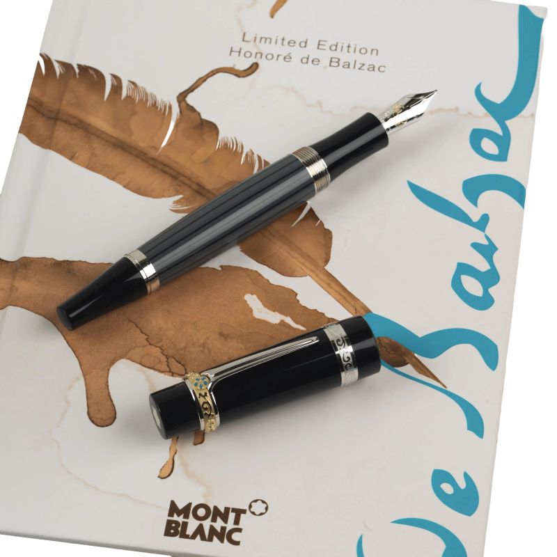 Montblanc : MONTBLANC HONORE DE BALZAC SERIE SCRITTORI PENNA STILOGRAFICA EDIZIONE LIMITATA N. 08597/10000 ANNO 2013  - Asta ARCADE |  OROLOGI E PENNE DA COLLEZIONE - Pandolfini Casa d'Aste