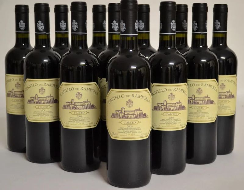 Vigna d' Alceo Castello dei Rampolla 2008                                     - Auction The passion of a life. A selection of fine wines from the Cellar of the Marcucci. - Pandolfini Casa d'Aste