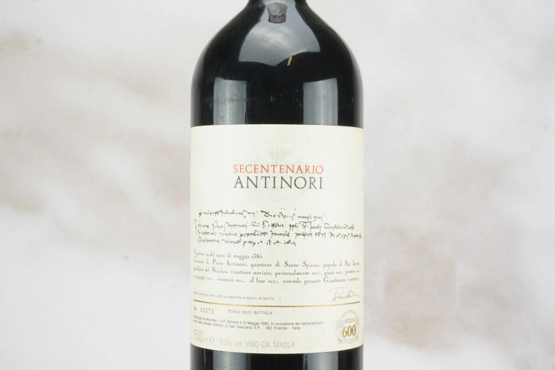 Secentenario Antinori  - Asta Smart Wine 2.0 | Asta Online - Pandolfini Casa d'Aste