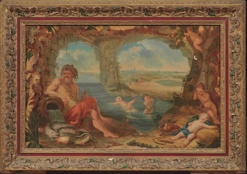 Scuola nordeuropea, fine sec. XVIII-inizi XIX  - Auction 19th century Paintings - II - Pandolfini Casa d'Aste