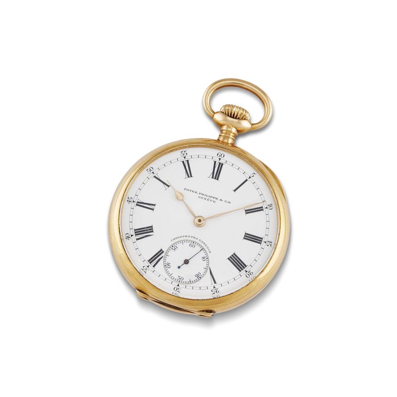 Patek Philippe : PATEK PHILIPPE &amp; CIE GONDOLO YELLOW GOLD POCKET WATCH N. 2732XX  - Auction WRISTWATCHES - Pandolfini Casa d'Aste