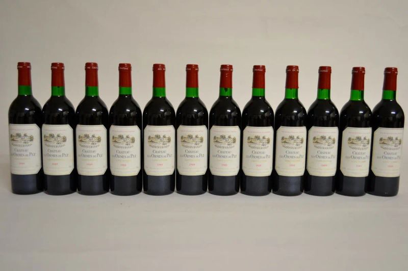 Chateau Les Ormes de Pez 1989  - Asta PANDOLFINI PER EXPO 2015: VINI PREGIATI E DA COLLEZIONE - Pandolfini Casa d'Aste