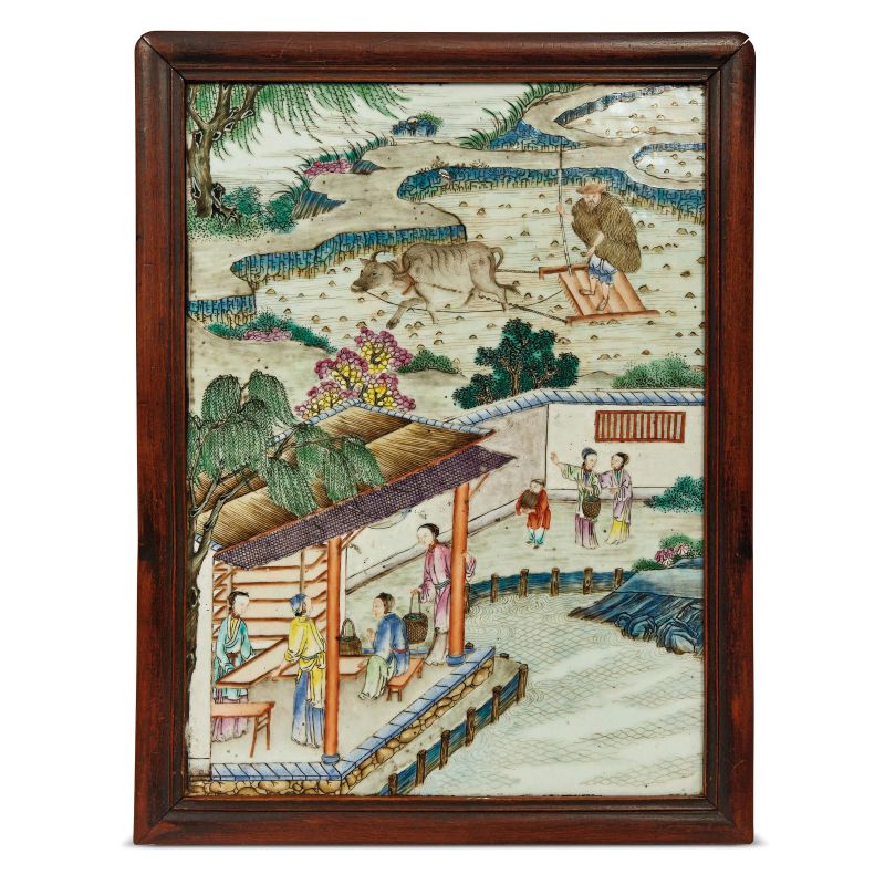 



PLACCA IN PORCELLANA FAMIGLIA ROSA, CINA, DINASTIA QING, SEC. XIX  - Asta Arte Orientale | 东方艺术 - Pandolfini Casa d'Aste