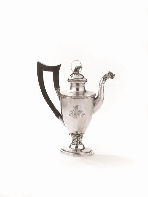 CAFFETTIERA, FRANCOFORTE, 1820 CIRCA  - Auction Italian and European silver and objets de vertu - Pandolfini Casa d'Aste