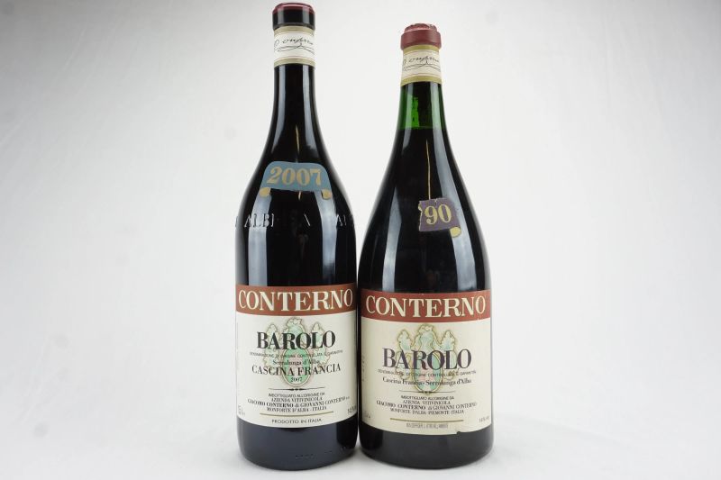      Barolo Cascina Francia Giacomo Conterno   - Auction The Art of Collecting - Italian and French wines from selected cellars - Pandolfini Casa d'Aste