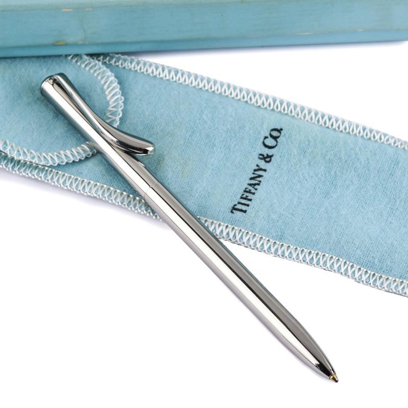 Tiffany &amp; Co : TIFFANY & CO. BY ELSA PERETTI METAL BALLPOINT PEN  - Auction WATCHES AND PENS - Pandolfini Casa d'Aste