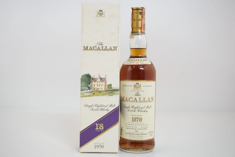 Macallan 1970  - Auction FINE WINES AND SPIRITS - Pandolfini Casa d'Aste