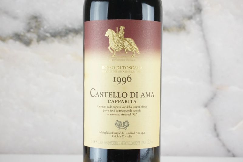 L&rsquo;Apparita Castello di Ama 1996  - Auction Smart Wine 2.0 | Online Auction - Pandolfini Casa d'Aste