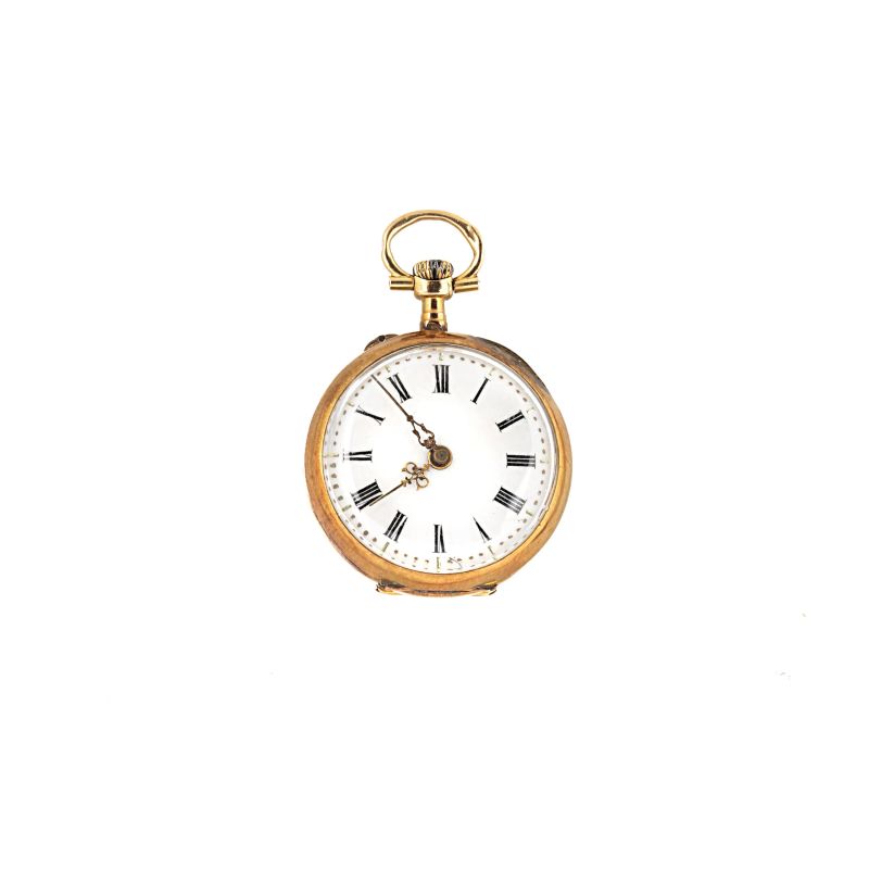 



PICCOLO OROLOGIO DA TASCA IN ORO   - Asta OROLOGI - Pandolfini Casa d'Aste