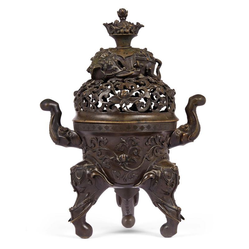 



INCENSIERE, CINA, DINASTIA QING, SEC. XVIII  - Asta Asian Art | 东方艺术 - Pandolfini Casa d'Aste