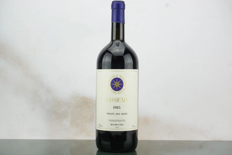 Sassicaia Tenuta San Guido 1985  - Auction LA RAFFINATEZZA DELLA COMPLESSITA' - Fine and Rare Wine - Pandolfini Casa d'Aste