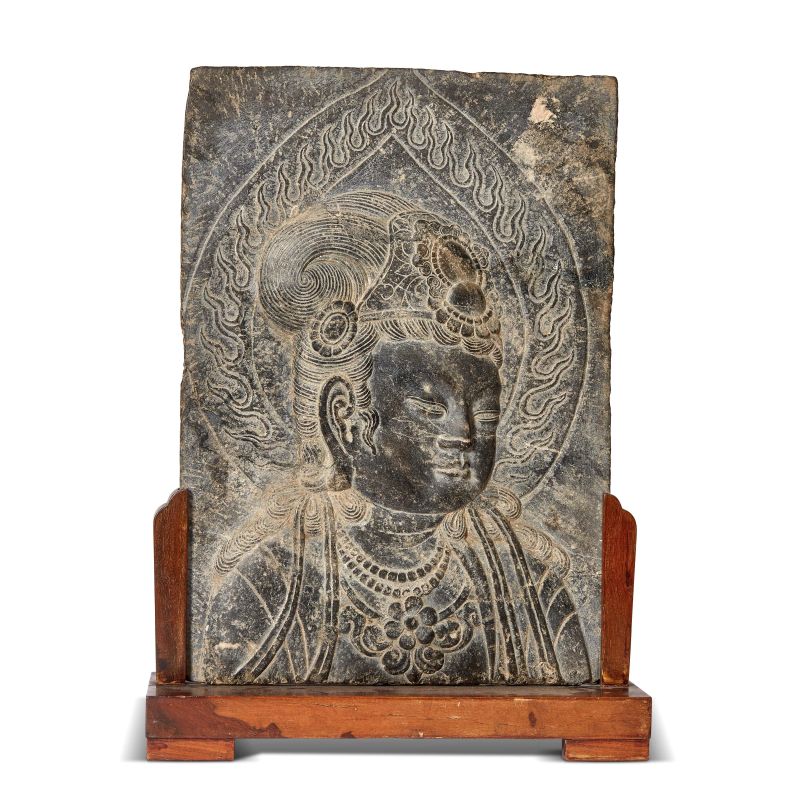 



PLACCA IN PIETRA CON VISO DI BUDDHA, CINA, DINASTIA QING, SEC. XIX  - Asta Arte Orientale | 东方艺术 - Pandolfini Casa d'Aste
